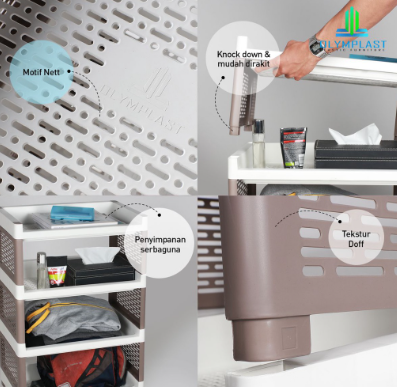 Olymplast Rak Susun Plastik Serbaguna Besar - RSOB