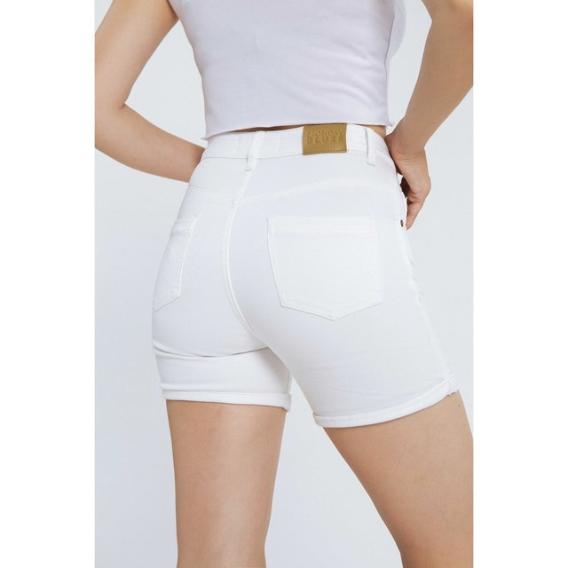 Finn White Shorts Jeans 4