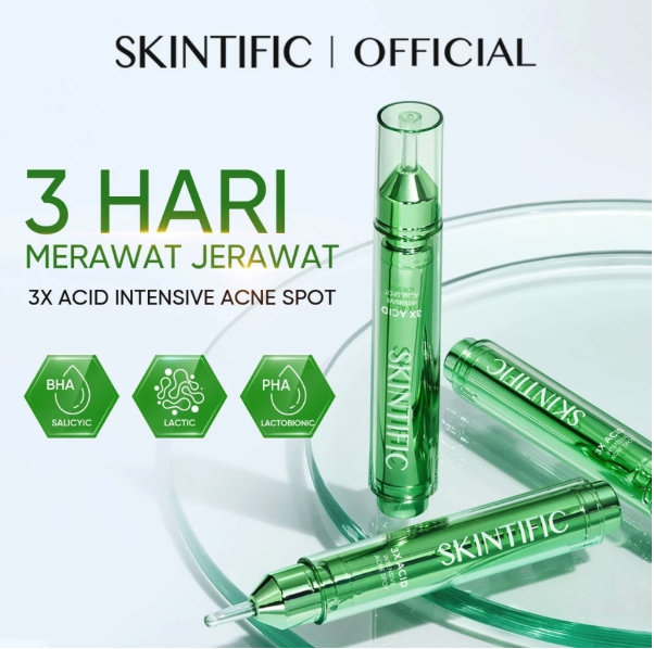 SKINTIFIC Cosmetics SKINTIFIC 3X Acid Intensive Acne Spot Gel 
