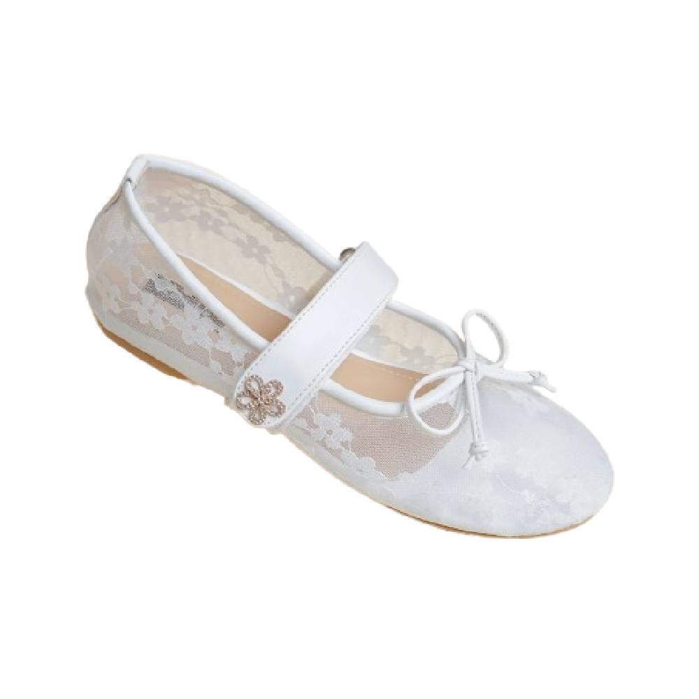 Femable Kasual Shoes Cindy Bunga Flatshoes White