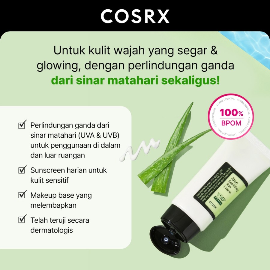 COSRX Aloe Soothing Sun Cream SPF 50+ PA+++ 2