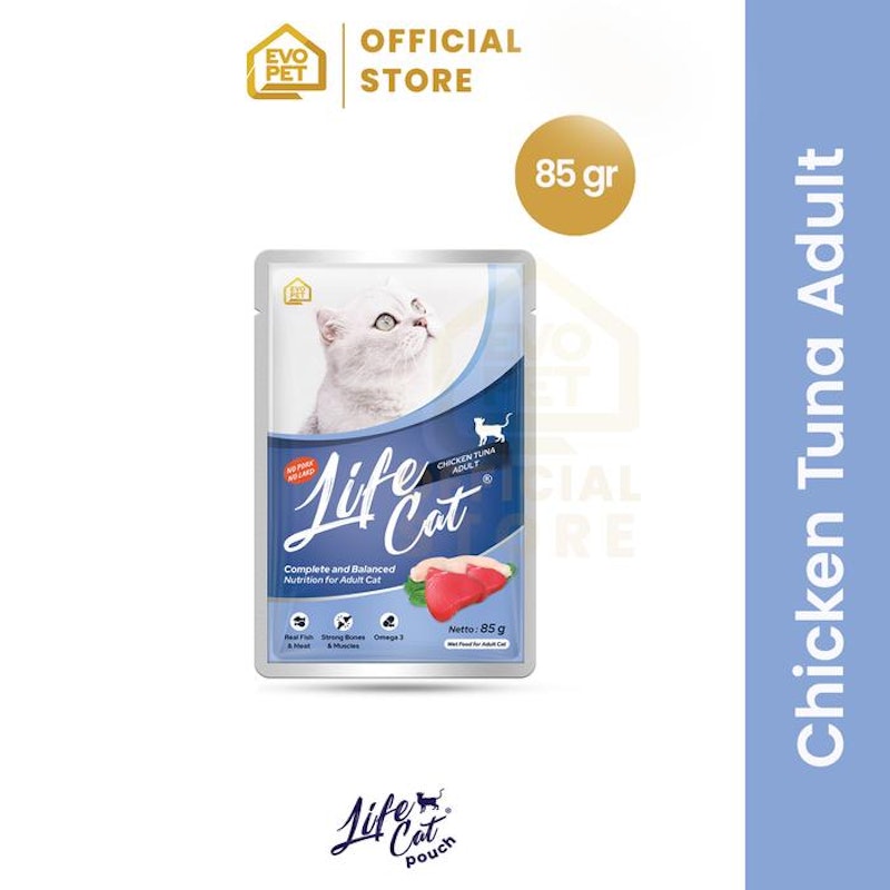 Life Cat Pouch Makanan Kucing Basah 85 gr 3