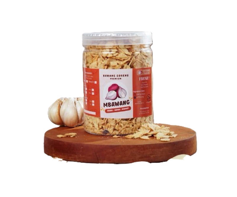 Mbawang Bawang Putih Goreng Premium 1