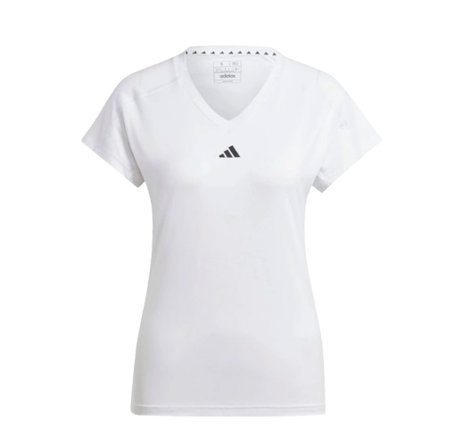 AEROREADY Train Essentials Minimal Branding V-Neck Tee ｜ HR7878
