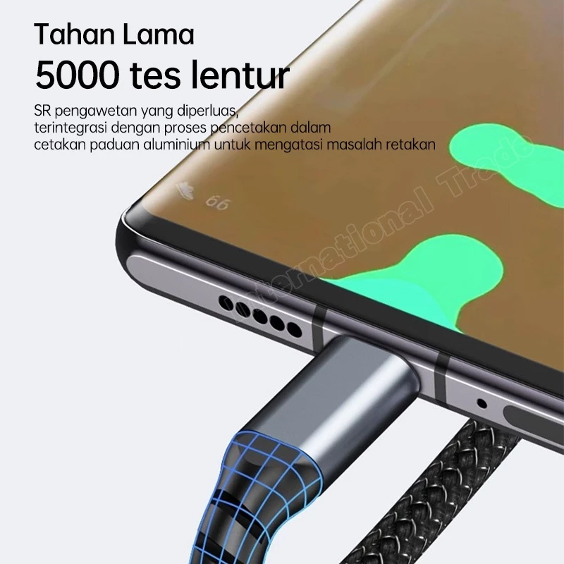 Kivee International Trade Kivee 3-in-1 Kabel Data 100W KV-CH027 