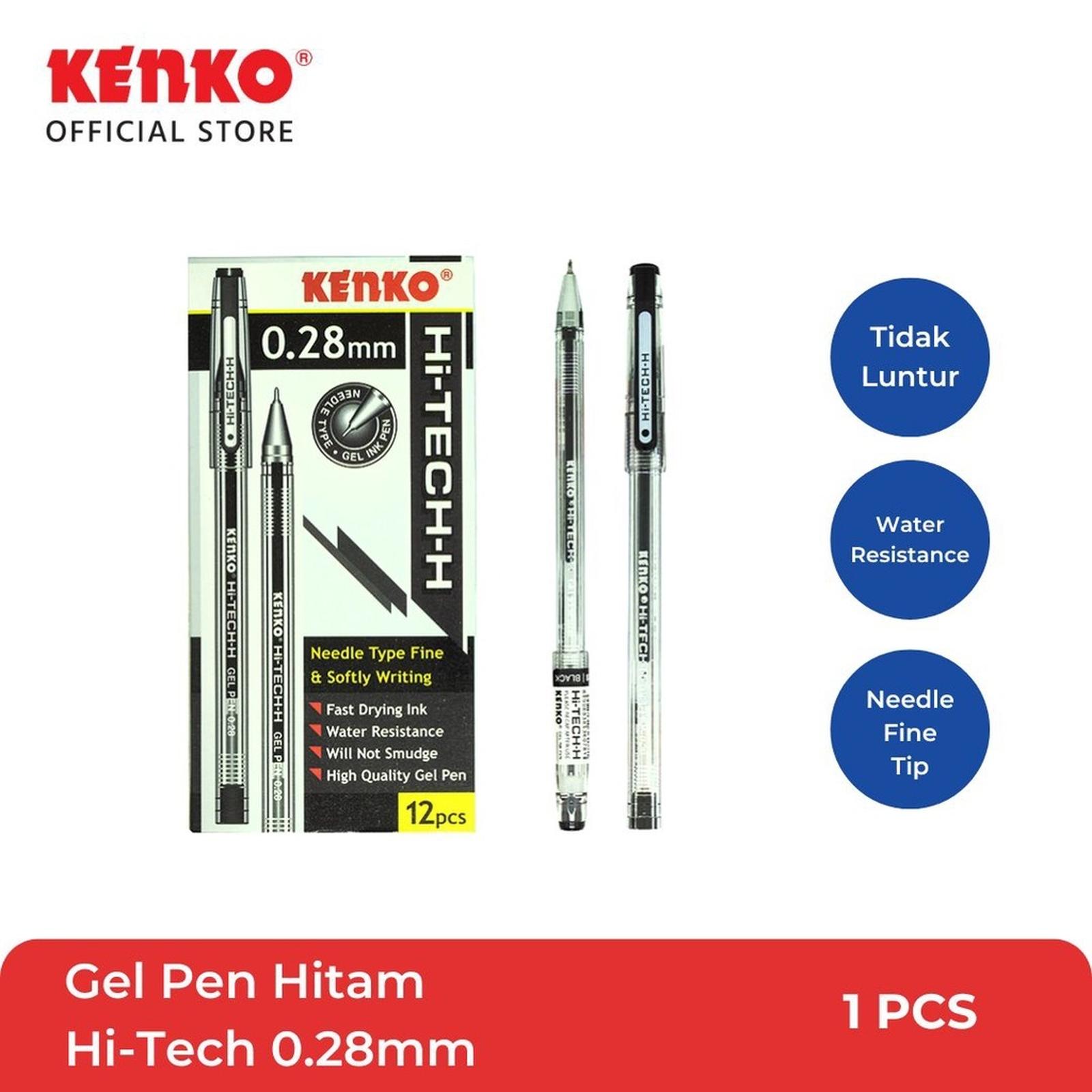 Kenko Sinar Indonesia KENKO Hi-Tech-H Gel Pen 0.28 mm