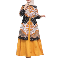 Gamis Batik Motif Kuncoro