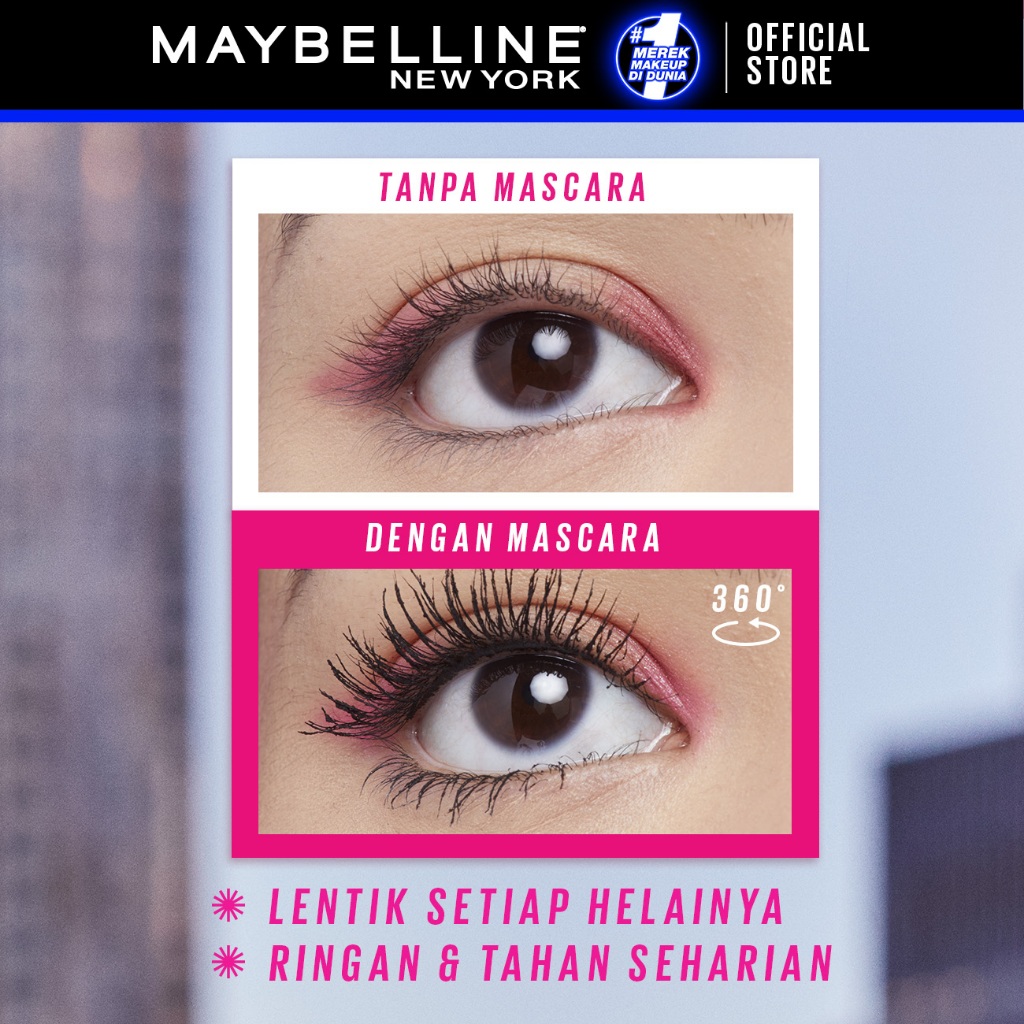 Loreal Indonesia Maybelline New York Firework Waterproof Mascara