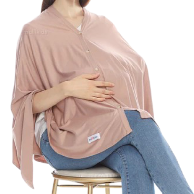 Malilkids Solid Series Nursing Cover 2in1 4