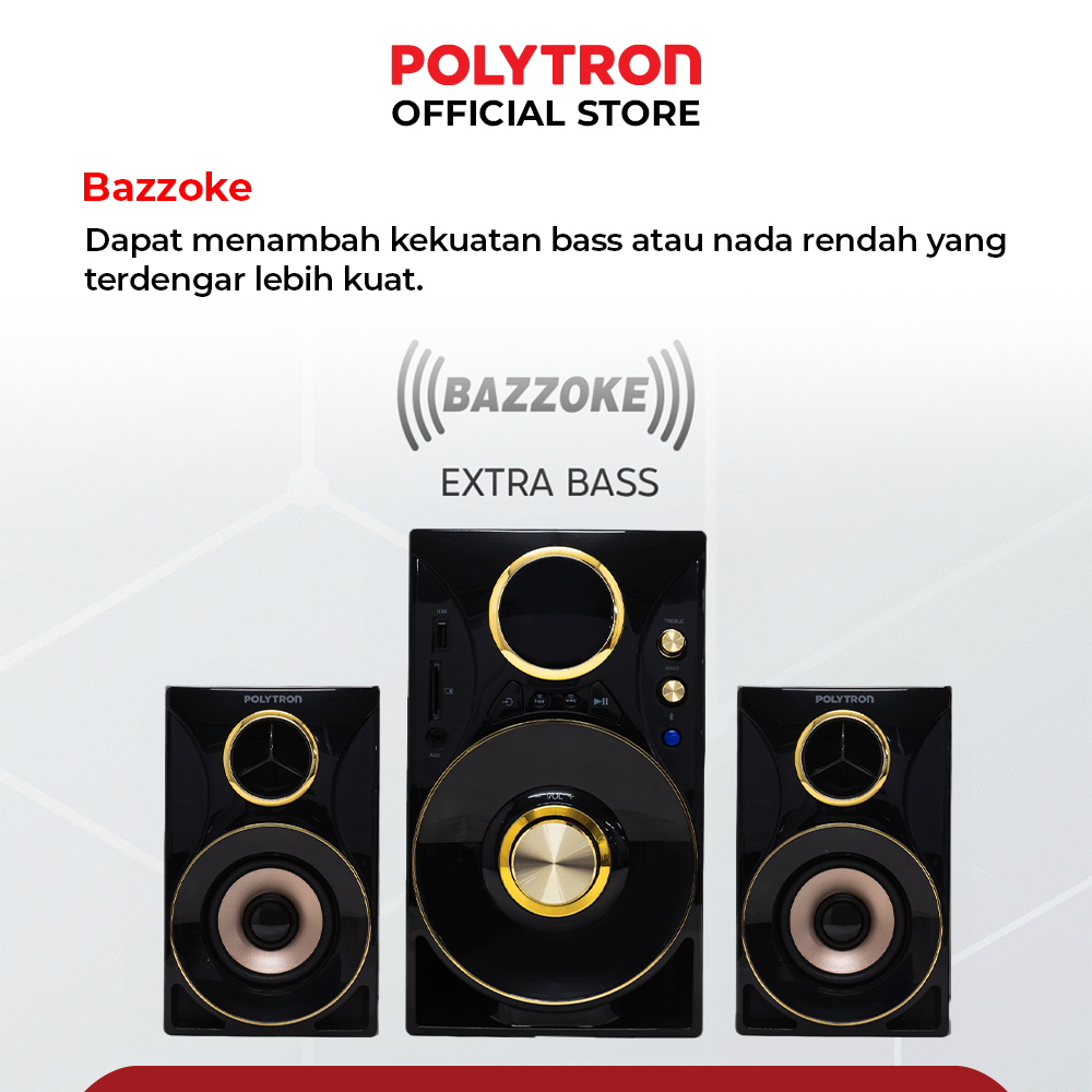 POLYTRON Polytron Bluetooth Speaker Multimedia  PMA 9310/BG