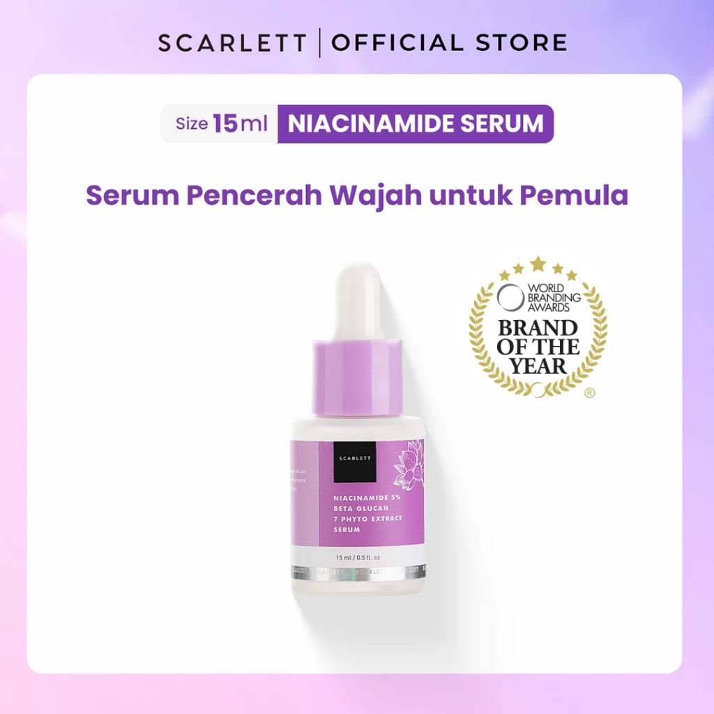 Opto Lingkar Sejahtera Scarlett Whitening Niacinamide 5% Beta Glucan 7 Phyto Extract Serum