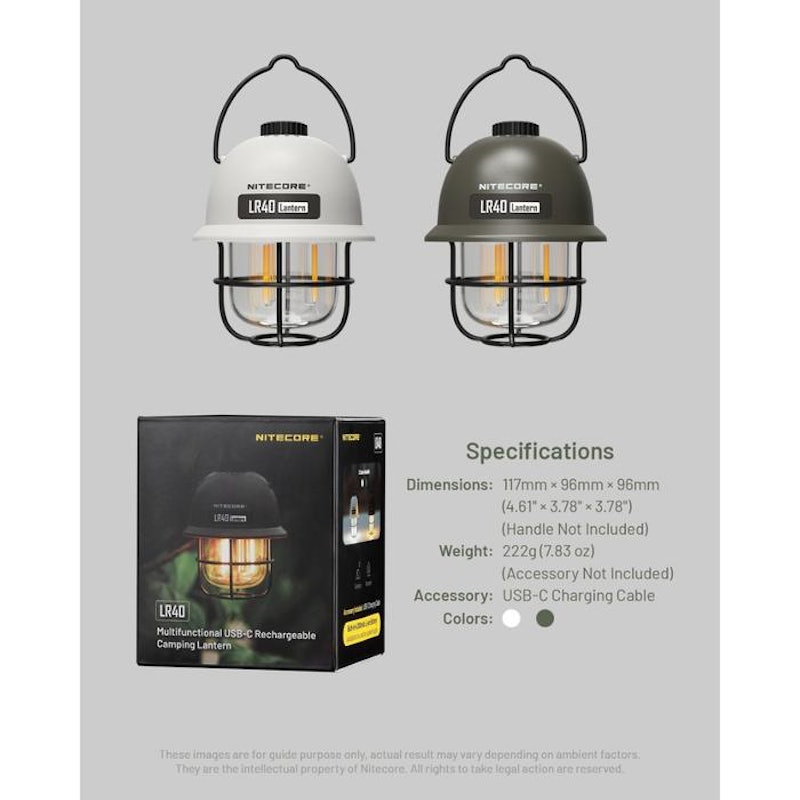 Nitecore Lamp Camping LED USB 4000mAh 4