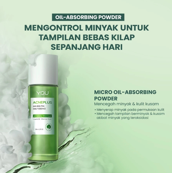 Hebe Beauty Style Y.O.U AcnePlus AHA BHA PHA Daily Essence Toner