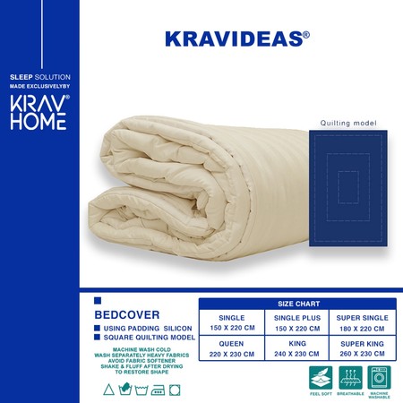  Krav Ideas Home Sprei Bedcover 1 Set Microtencel