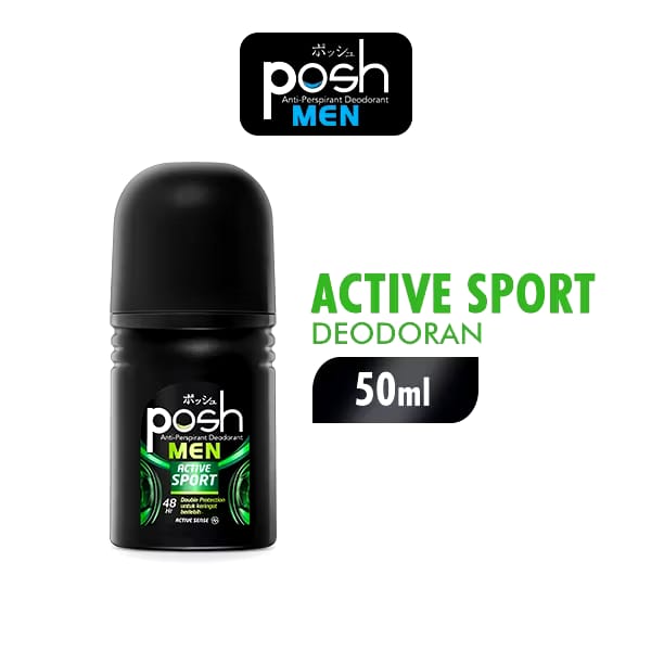 Lion Wings Posh Men Roll On Deodorant Active Sport