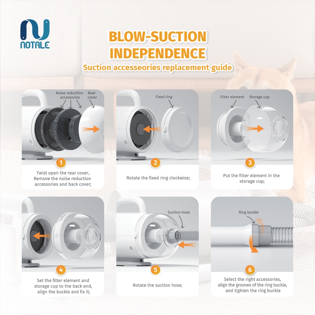 Inti Nya Teknologi Notale Professional Pet Blower  NTL-BG991