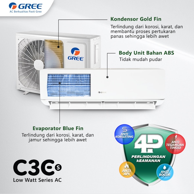 Gree Deluxe Low Watt Air Condidtioner 3