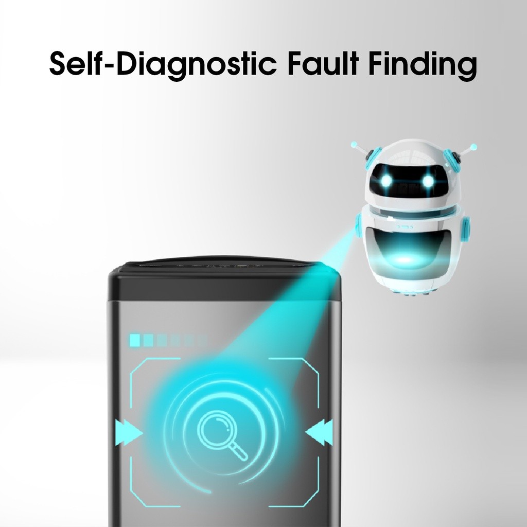 Hisense Hisense Mesin Cuci 1 Tabung Top Loading 8 kg WTAG803T