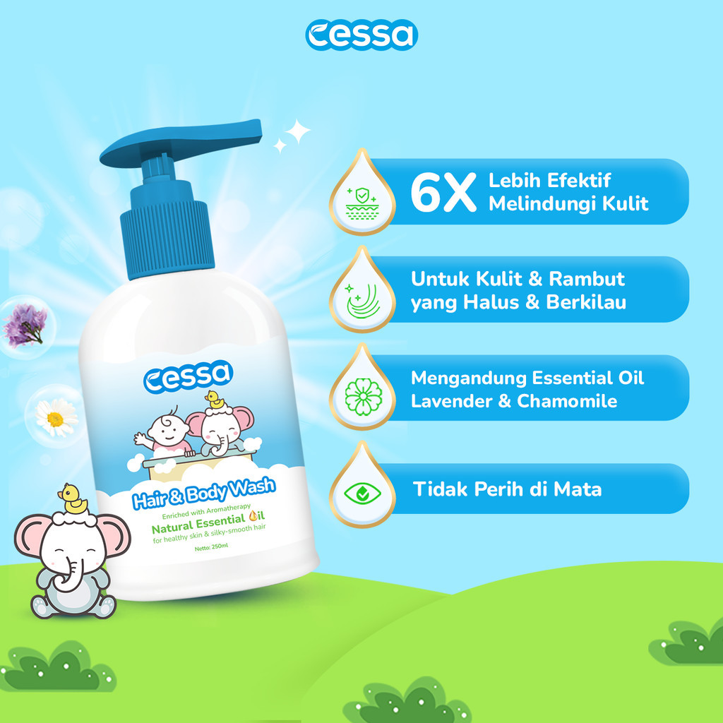 Cessa Health Indonesia Cessa Hair & Body Wash