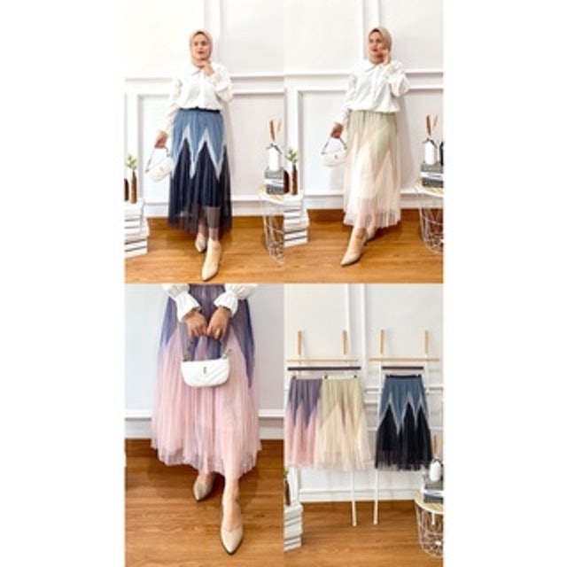  Rok Tutu Gradasi Zigzag