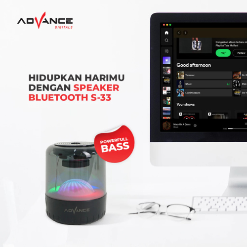 Advance Digitals Advance Speaker Bluetooth Mini S33