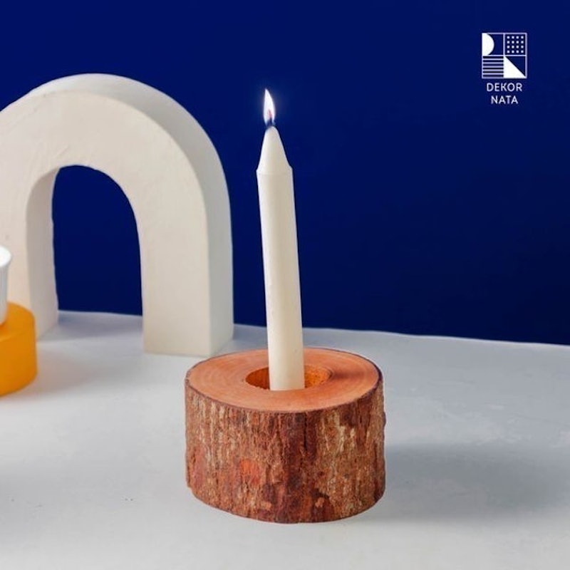 Wooden Candle Holder 2