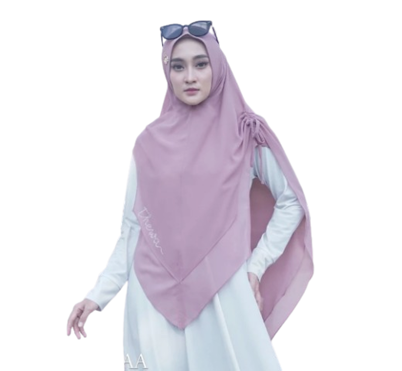 Thewa Khimar Shofia Serut 2 Layer 1