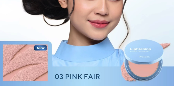 Paragon Technology and Innovation Wardah Lightening Powder Foundation 03 Pink Fair (11C)