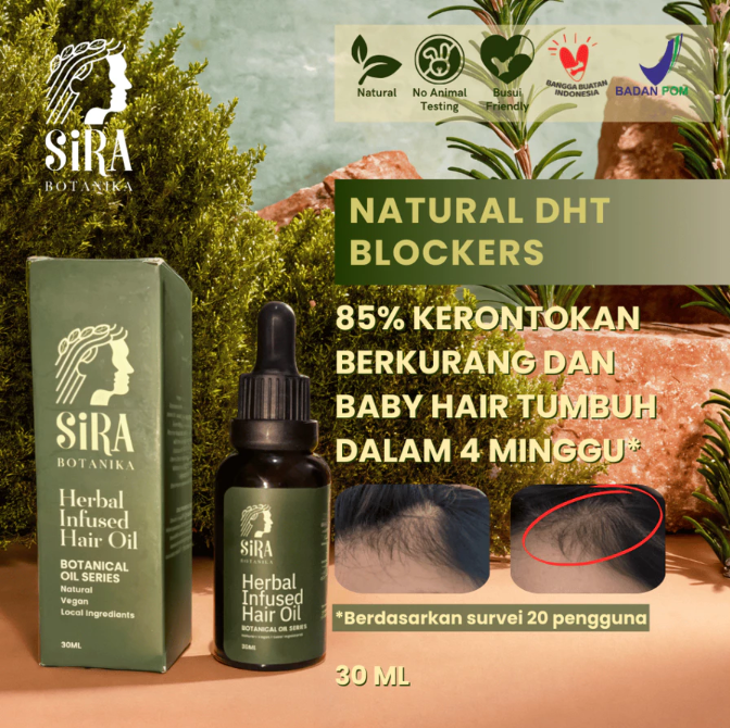 Sira Botanika Nusantara Sira Botanika Herbal Infused Hair Oil