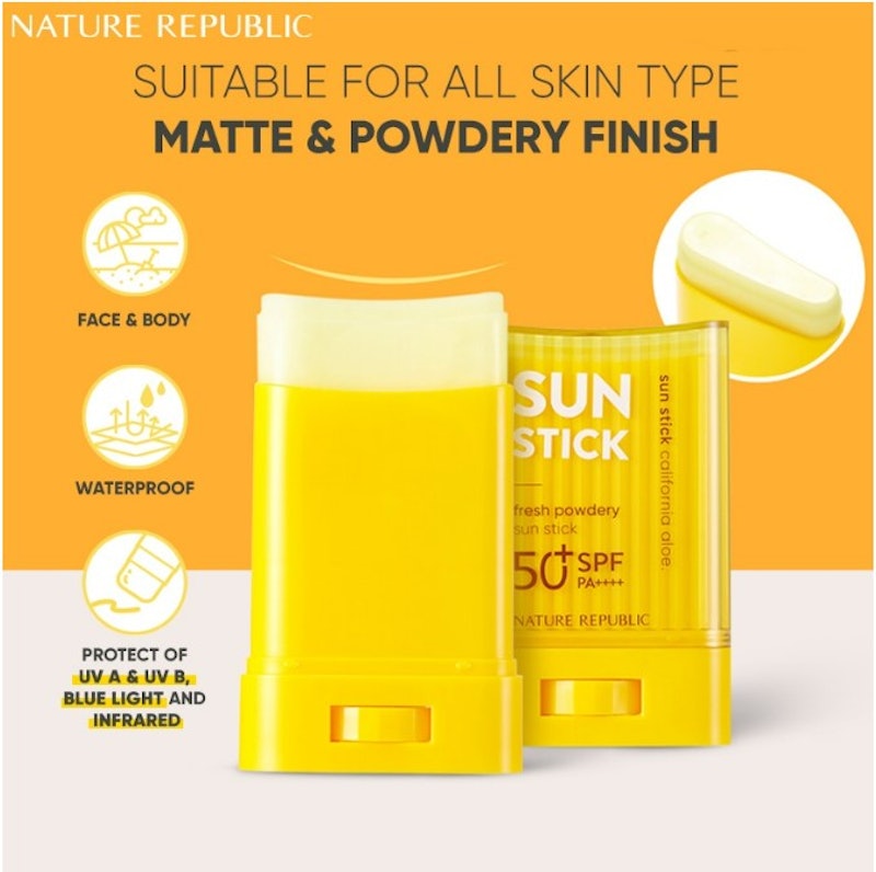 California Aloe Fresh Powdery Sun Stick SPF50+ PA++++ 3