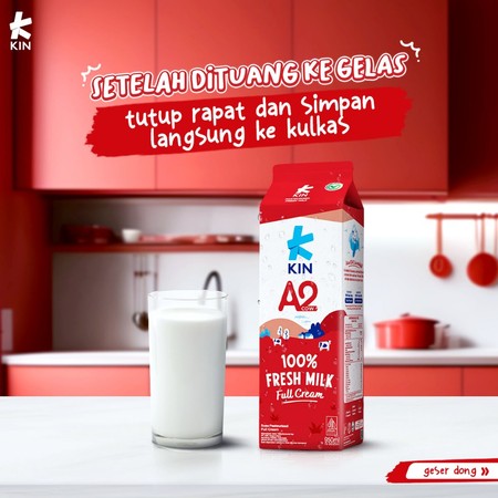 KIN A2 Cow Fresh Milk Full Cream 3