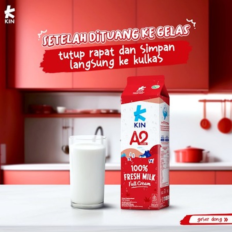 KIN A2 Cow Fresh Milk Full Cream 3