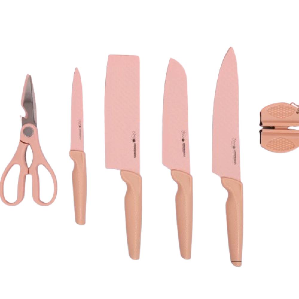 Stein Diamond Knife Set Pink 6 in 1