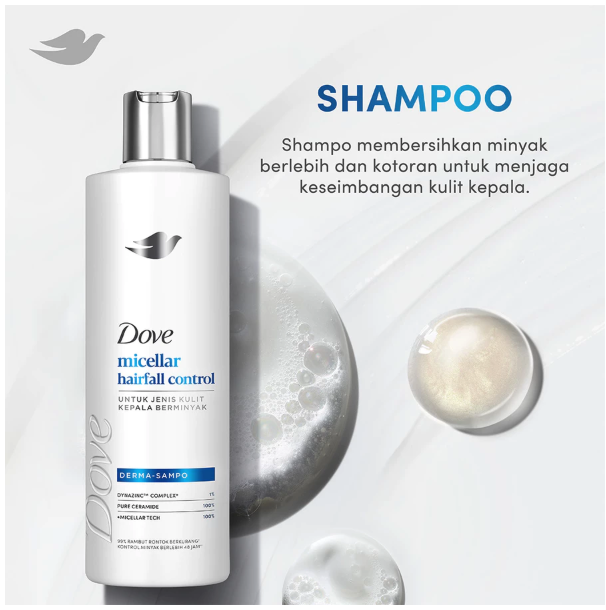 Unilever Indonesia Dove Micellar Hairfall Control Derma-Sampo