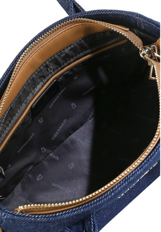 Diana Top Handle In Denim 5