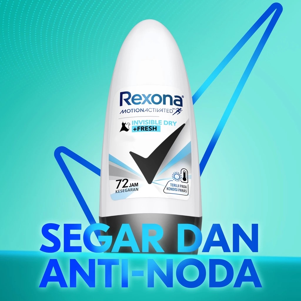 Unilever Rexona Motion Activated Invsible Dry + Fresh