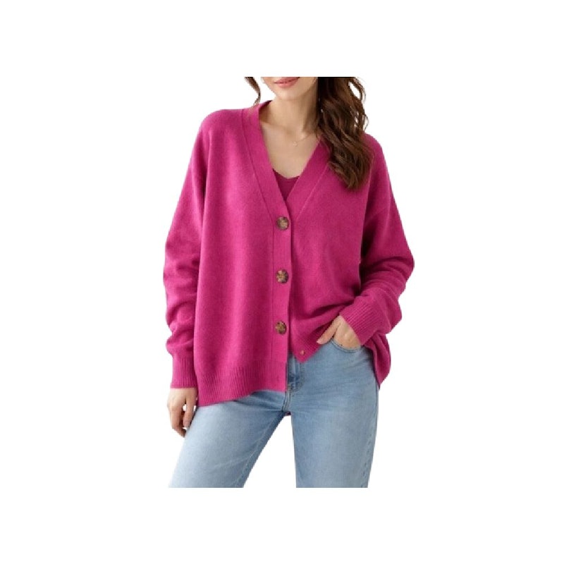 Dailyofprincess Kahiyang Cardigan Wanita Oversize Rajut Katun 1