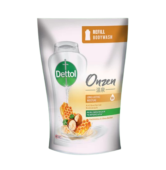 Dettol ｜ Sabun Mandi Cair Anti Bakteri Onzen Hachimitsu & Shea Butter