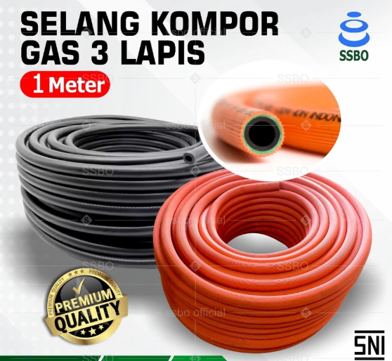 SSBO Selang Kompor Gas 3 Lapis Per Meter 2
