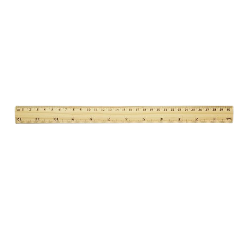 TRG - Wooden Ruler 30 cm ｜ TRG RLW-30