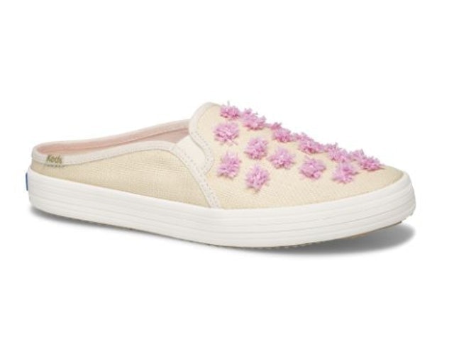 Keds Women's Double Decker Mules Kate Spade Pom-Pom WF63080
