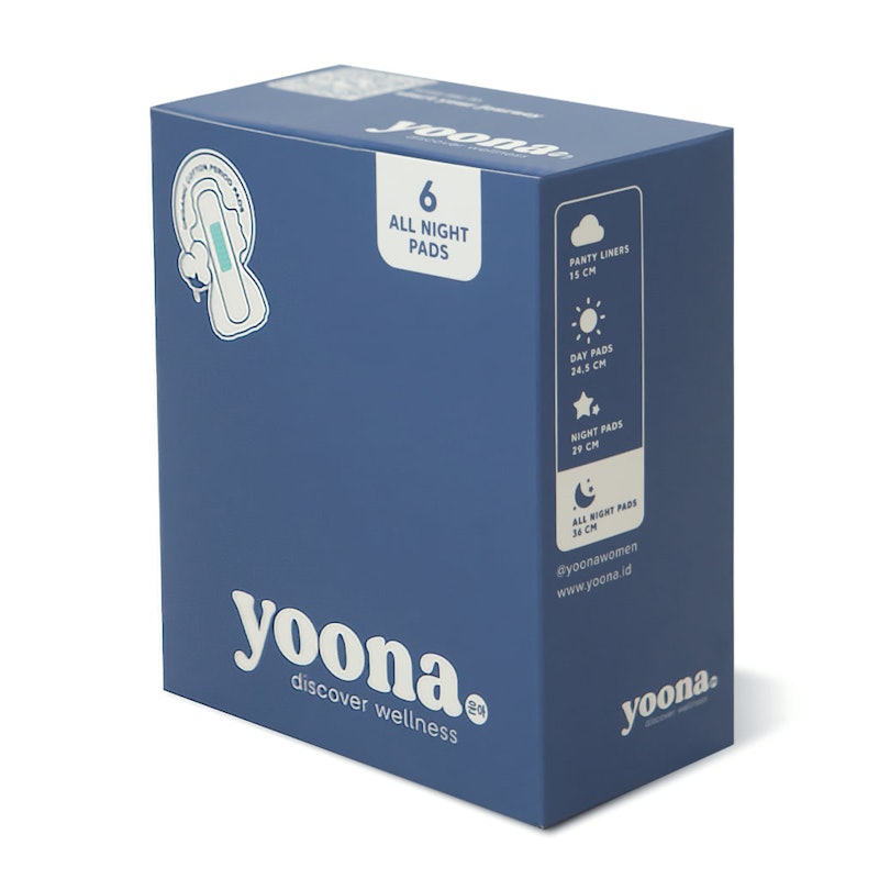 Yoona All Night Pads 36 cm 2