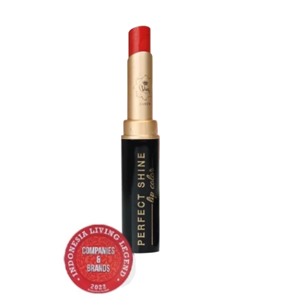 Queen Perfect Shine Lip Color 208 Gorgeous Red  1