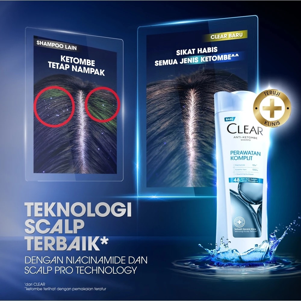 Unilever Indonesia CLEAR Anti-Ketombe Shampo Perawatan Komplit