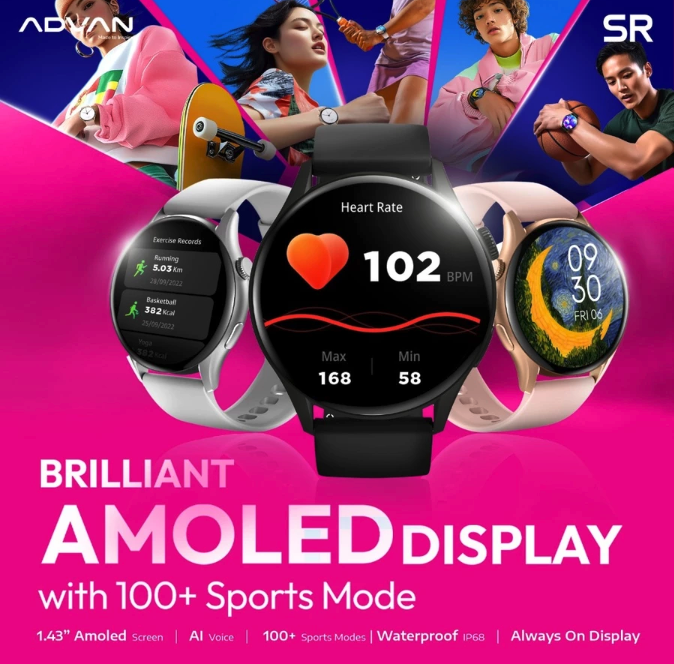 Bangga Teknologi Indonesia Advan Smartwatch SR