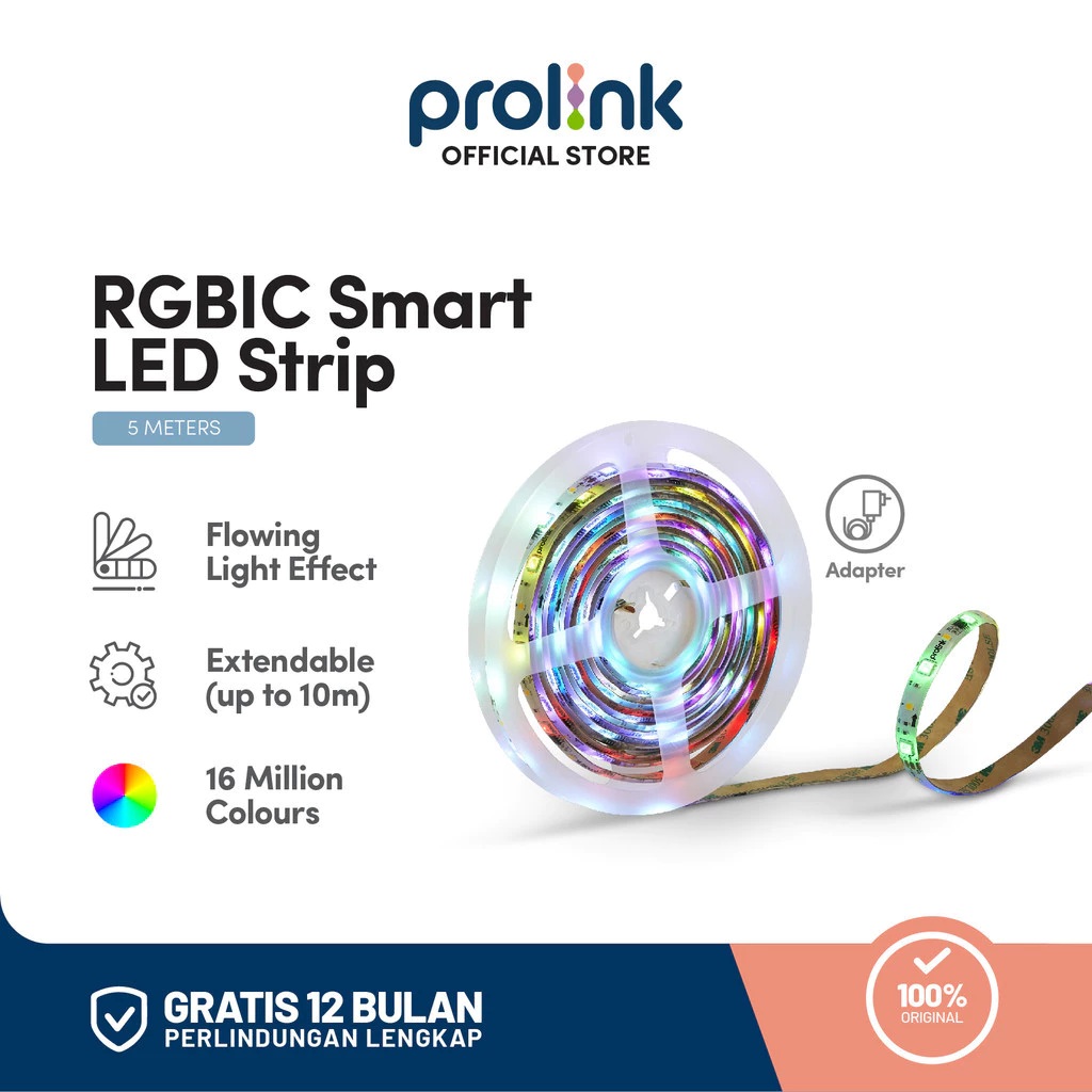 Prolink Intidata Nusantara Prolink Smart LED Light Strip RGBIC