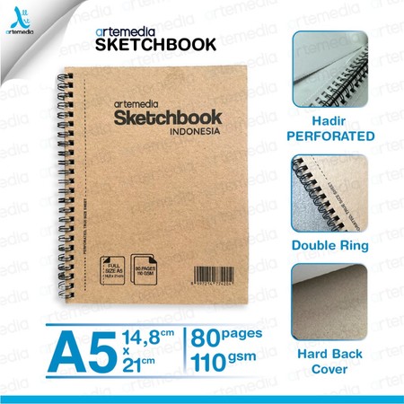 Artemedia Artemedia Sketchbook Spiral Microperforation