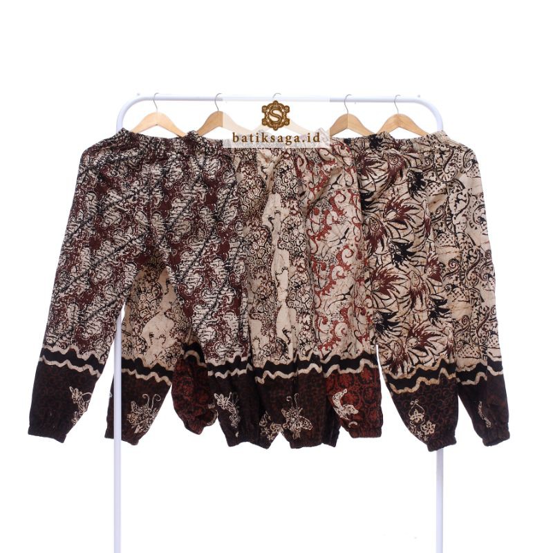 Batik Saga Celana Jogger Batik Wanita & Pria Unisex 1