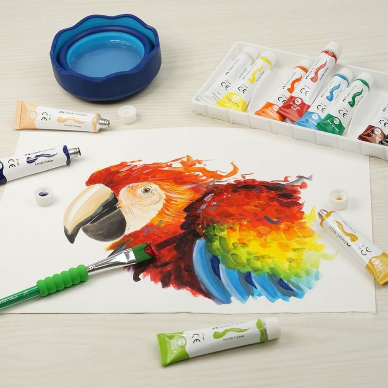 Faber-Castell Acrylic Colours Set-12 4
