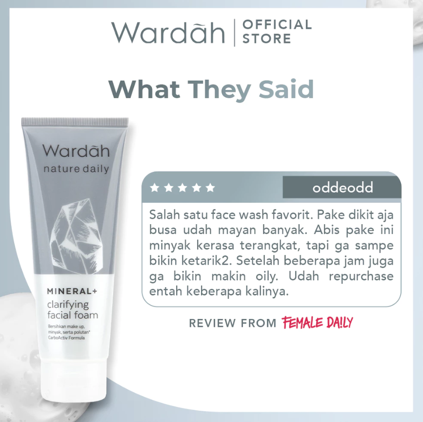 Paragon Technology and Innovation Wardah Nature Daily Mineral+ Clarifying Clay Mask